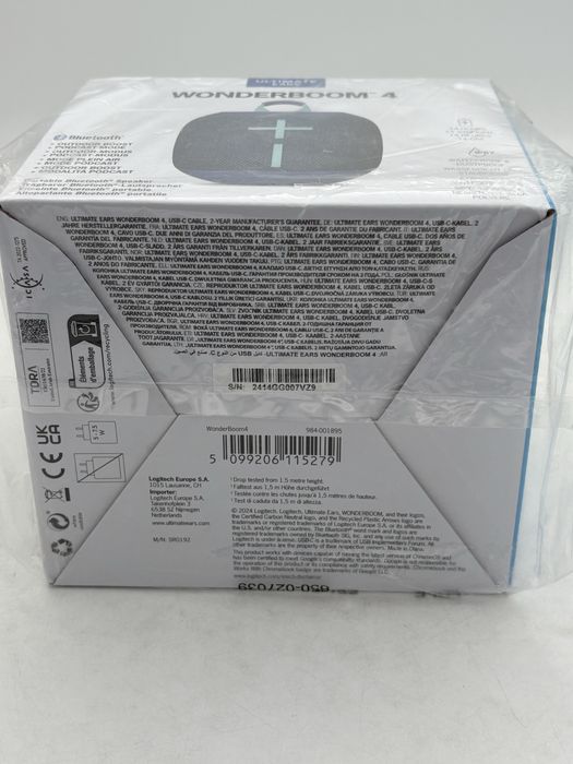 Ultimate Ears Wonderboom 4 Cobalt Blue, sigilata, transport INCLUS