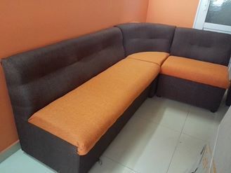 НОВИ кухненски ъгъл Торино с три ракли и избор на дамаска