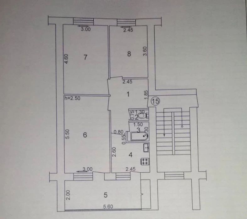 3-Комн. 2-Этаж. Разделка. Кирпичный. Ттз-1. Диадора.