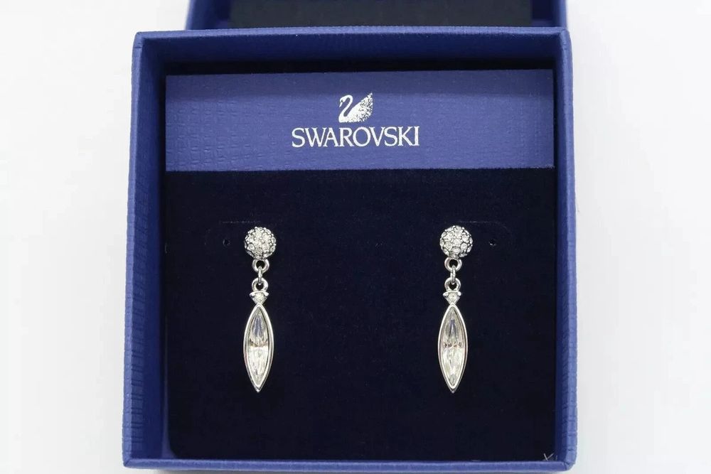 Swarovski оригинални дамски висящи обеци