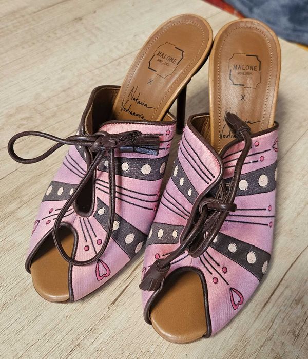 Malone Souliers x Natalia Vodianova – лимитирана колаборация от 2017 г дамски обувки токчета