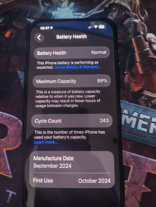 Iphone 16 pro max 256GB garantie