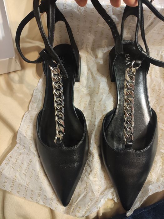 официални обувки нисък ток Eva Minge