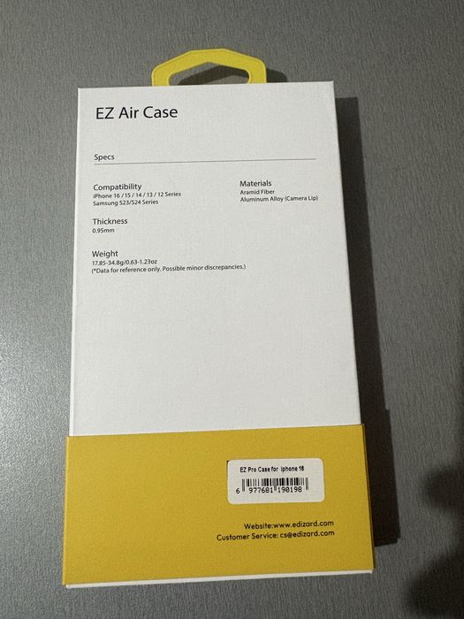 Husa Edizard Pro Aramid Iphone 16