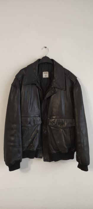 Geaca piele barbateasca marca Pollini marime 52
