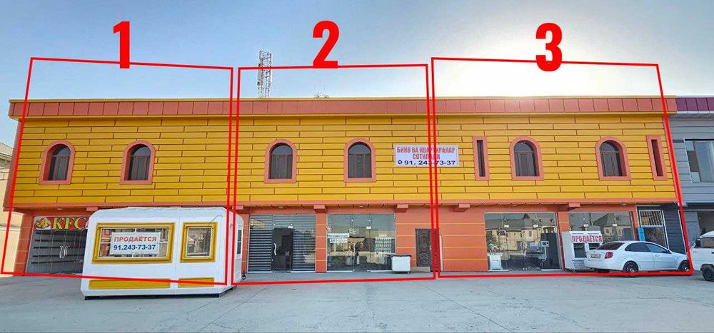 Бир бино ичида 3 та квартира, дўкон ва подвал комплекси сотилмоқда