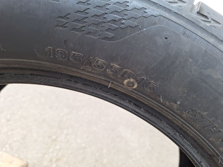 7.44 мм! 195 55 16 Bridgestone turanza t005 dot 2022