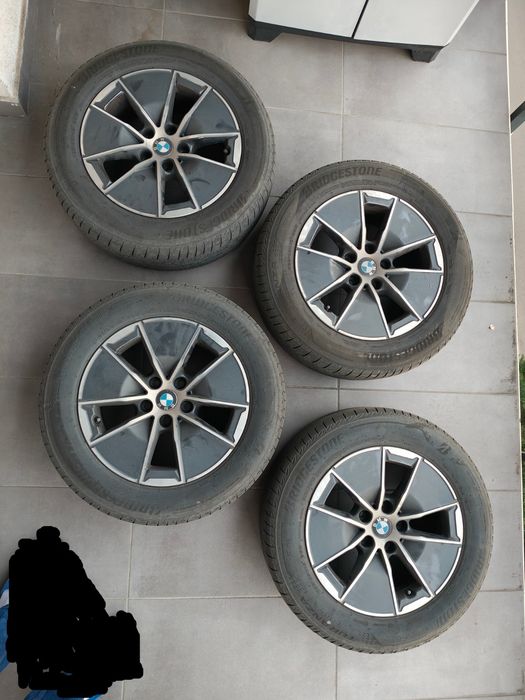 IEFTIN!Jante aliaj originale BMW,seria 3,G 20,An 2022,205/60/16, Bridgestone,cu senzori de presiune,perfecte