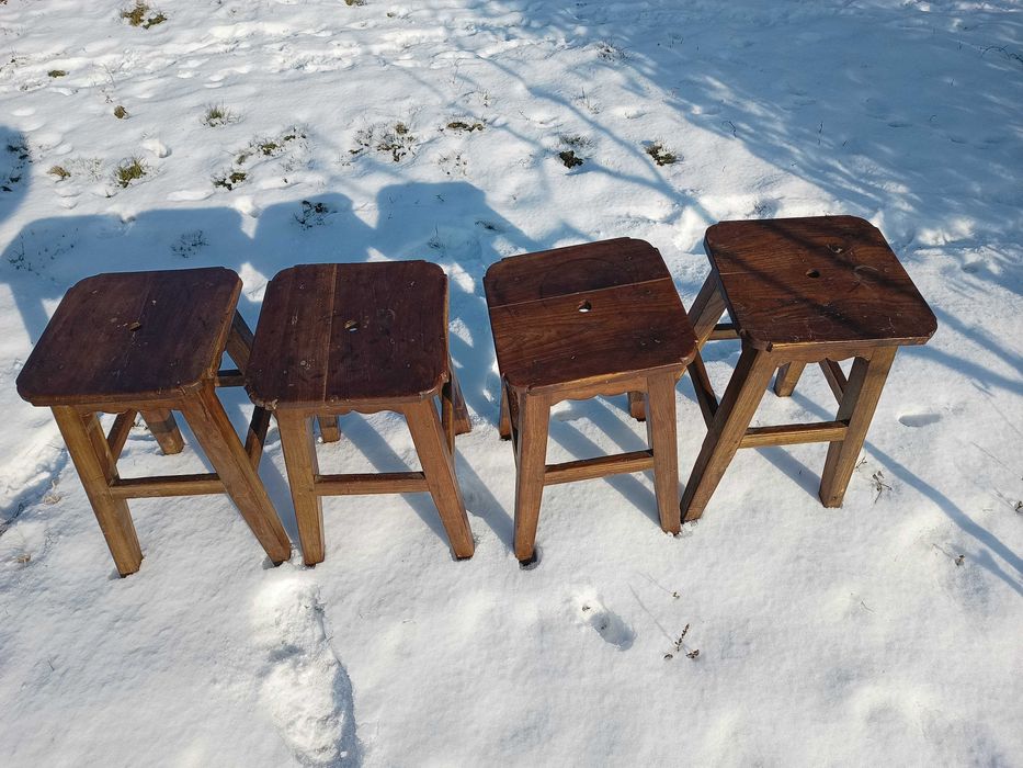 Set 4 taburete rustice