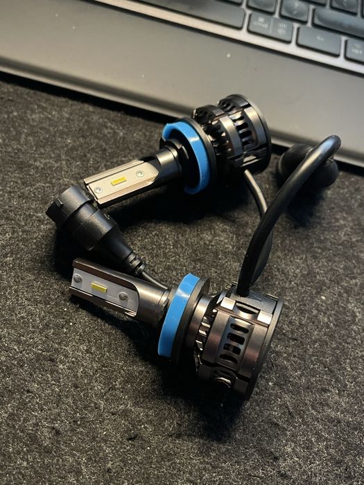 Set becuri auto LED H8 5000k 160 W (noi)