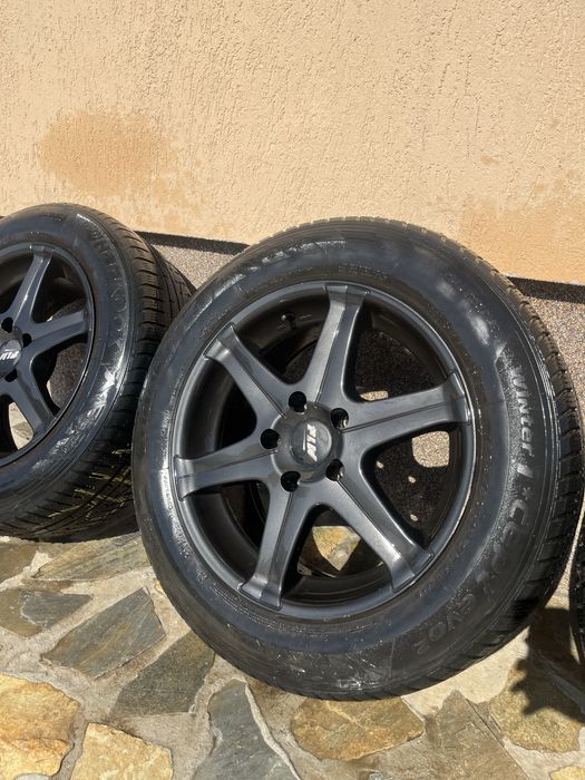 Set 4 jante PLW R17~dotate cu anvelope Hankook