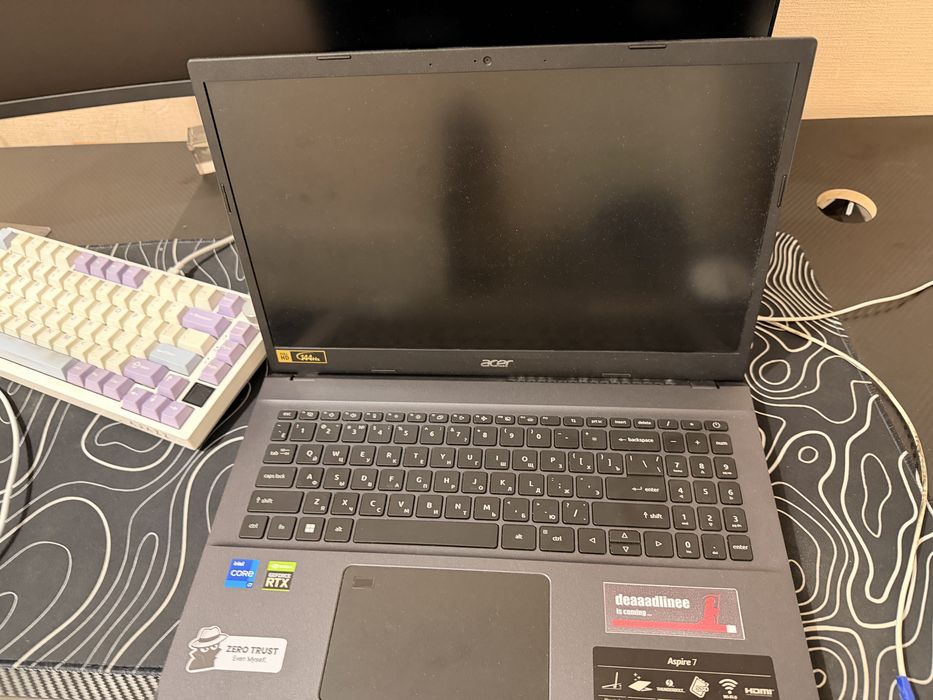 Игровой ноут Acer Aspire  7 RTX3050ti