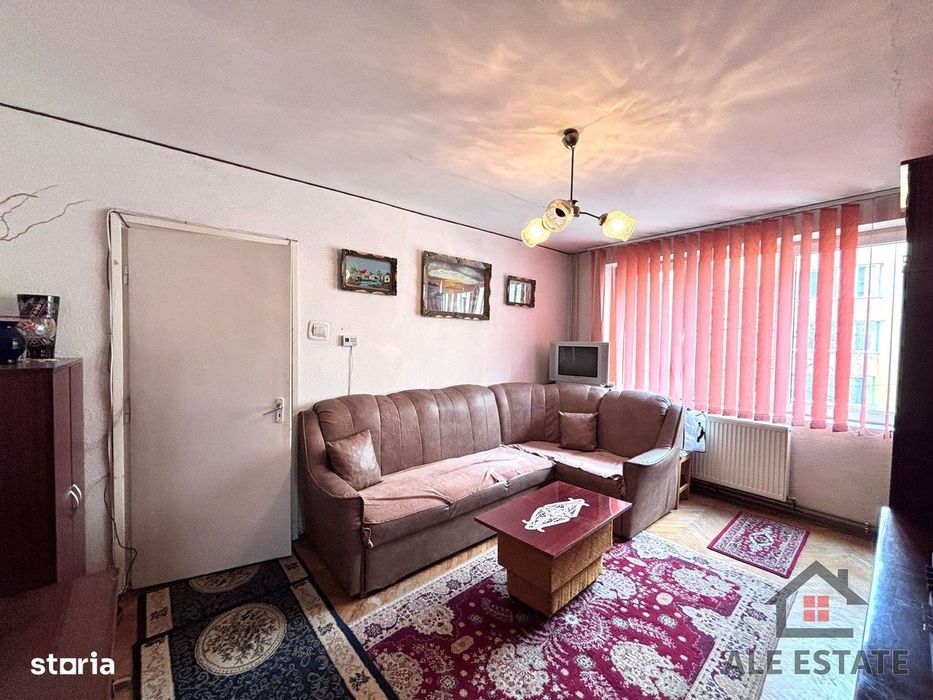 Ap. 2 camere de vanzare cu Balcon, 47mp, Zona Malul Ariesului– Turda