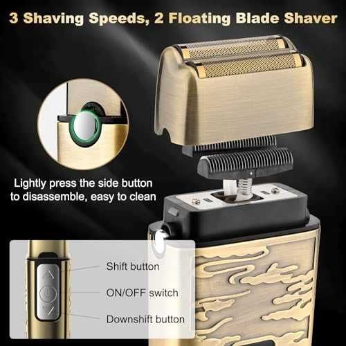 Нов 4 в 1 Метален тример електрическа самобръсначка мъжки сет подарък