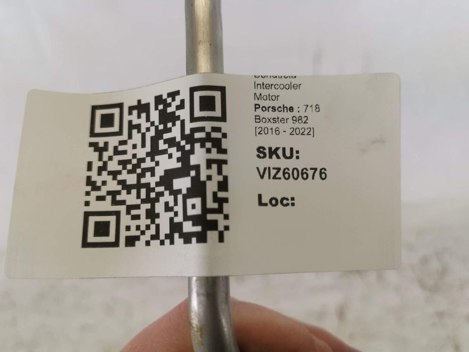 Порше 718 Боксер / Porsche 718 Boxster [ - ] Оригинален интеркулер за