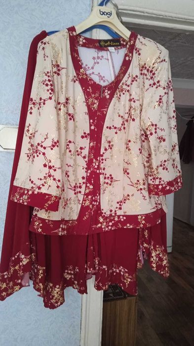 чёрное Платье-костюм