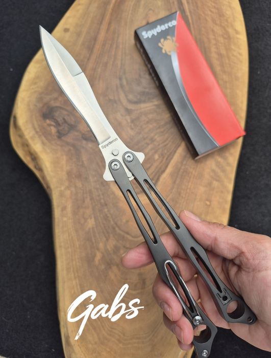 Сгъваем нож пеперуда Spyderco SpyderFly Butterfly B01P