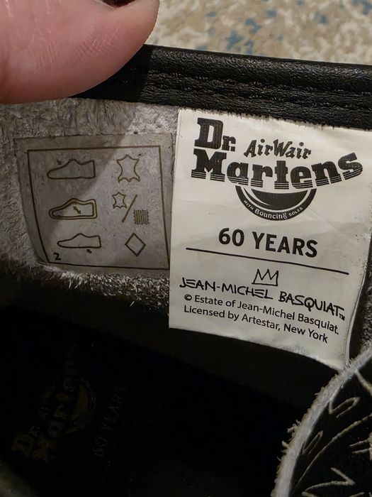 Дамски боти dr. Martens & Jean Michel Basquiat