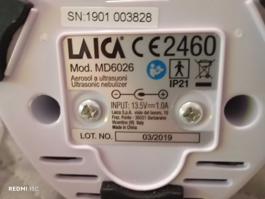 Aparat aerosoli LYCA  MD6026,nefolosit