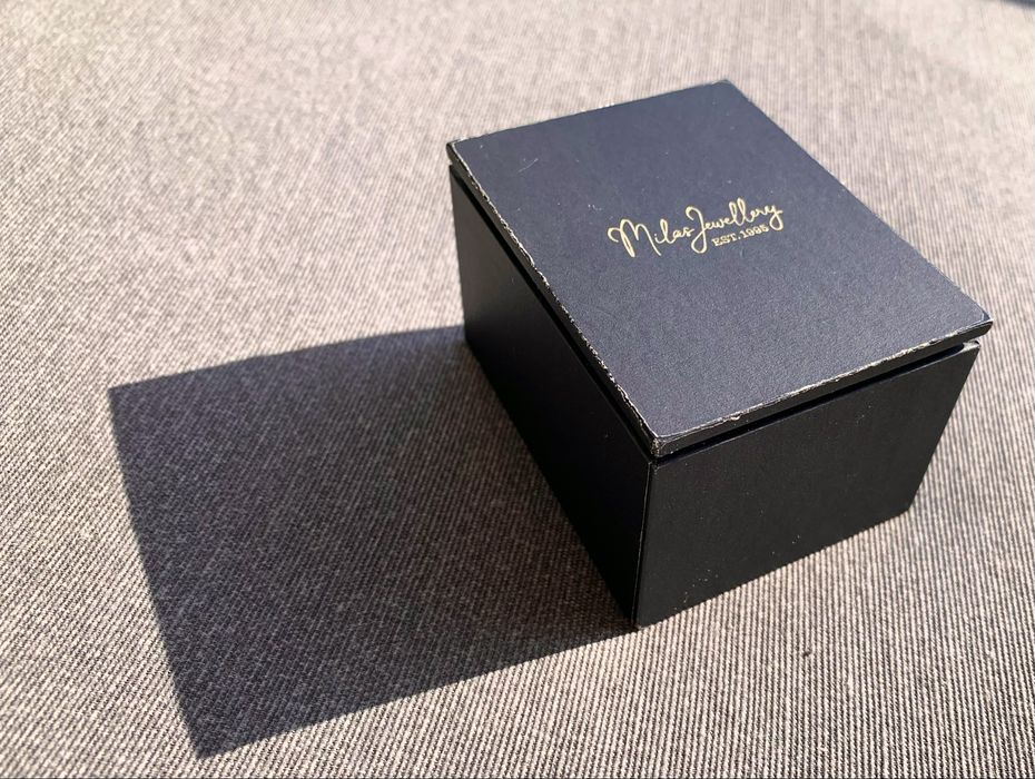 Inel de aur 18K cu diamant veritabil, design Milas Jewellery Copenhaga