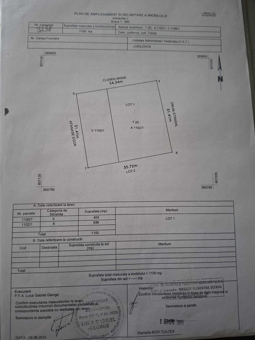 Vanzare teren intravilan in Jurilovca - Tulcea