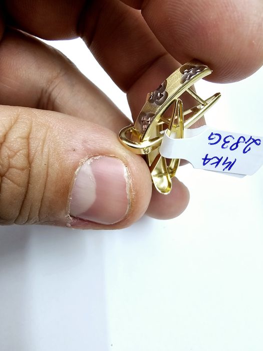 Vand cercei din aur 14 k 2.83 g cod 359
