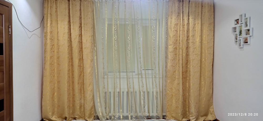 Шторы пердесымен сатылады б/у