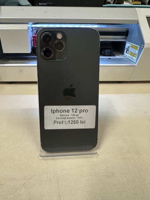 Iphone 12 pro / 128 gb / 100% baterie / folie sticla cadou