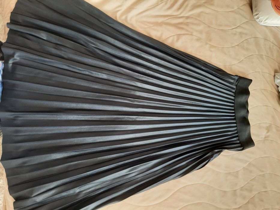 Дълга пола с промазан ефект