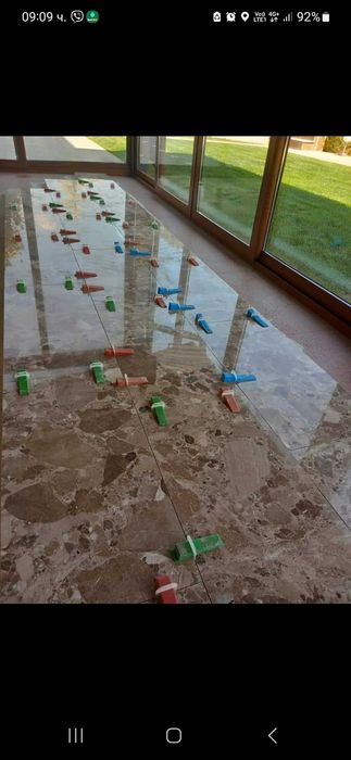 Мрамор "Мокачино"  первази - 30 лв./л.м - с фаска и водобран