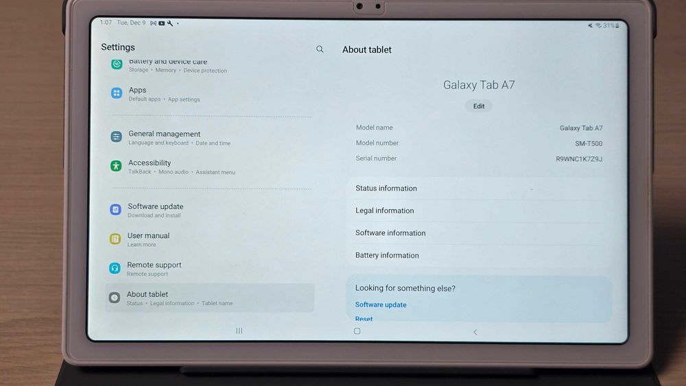 Tableta Samsung GalaxyTab A7
