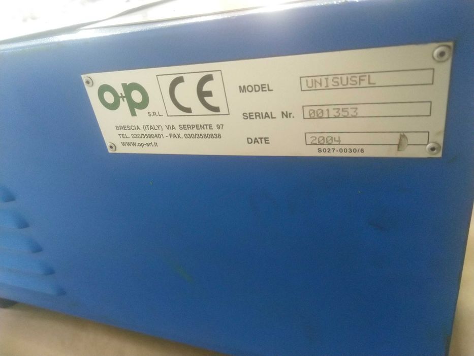 Presa hidraulica O+P UNISPEED USFL/01 , 2004