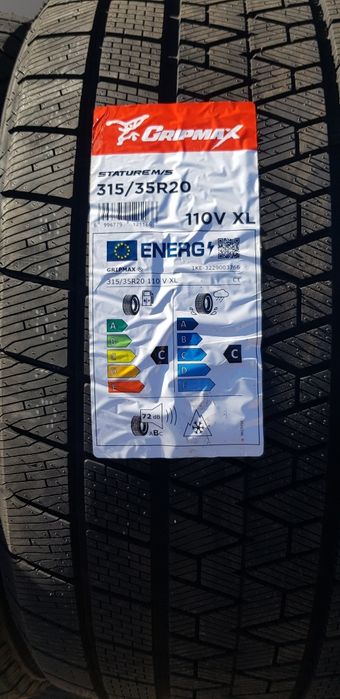 Нови зимни  -20цола-315/35:-275/40-"GRIPMAX"-с монтаж и баланс