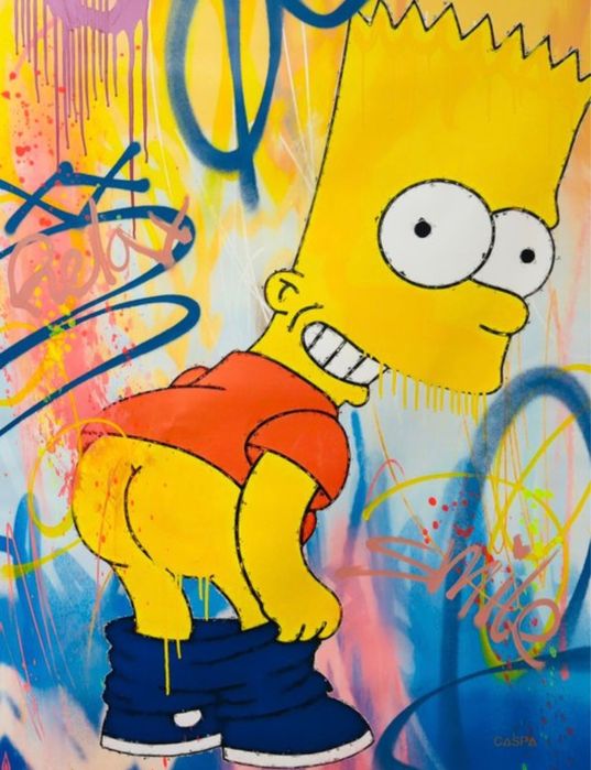 Tablou Bart Simpson - Artist CASPA