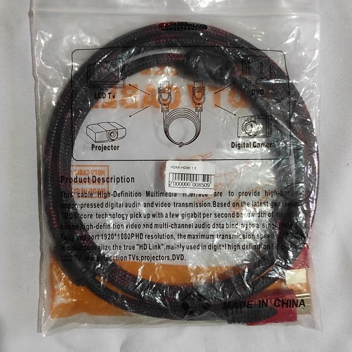 Кабель HDMI 1,5 м новый