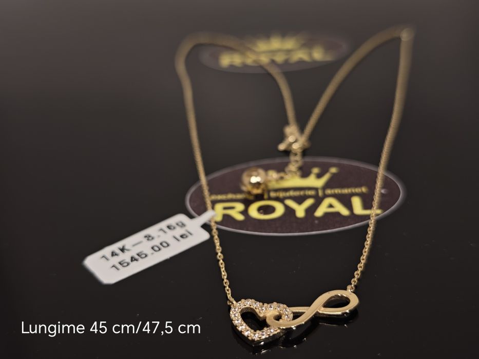 Bijuteria Royal: Lanț aur 14k/3.16 gr