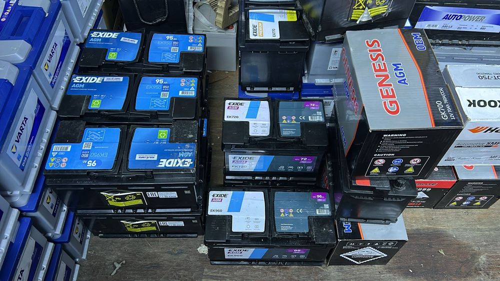 Бу акуумуляторы в ассортименте