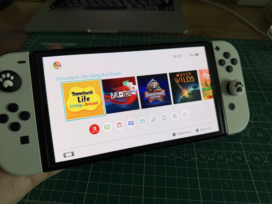 Nintendo Switch OLED (прошитый) + карта памяти 512 гб