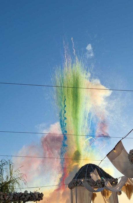 Artificii colorate, de zi, artificii, pentru cununii, gender reveal