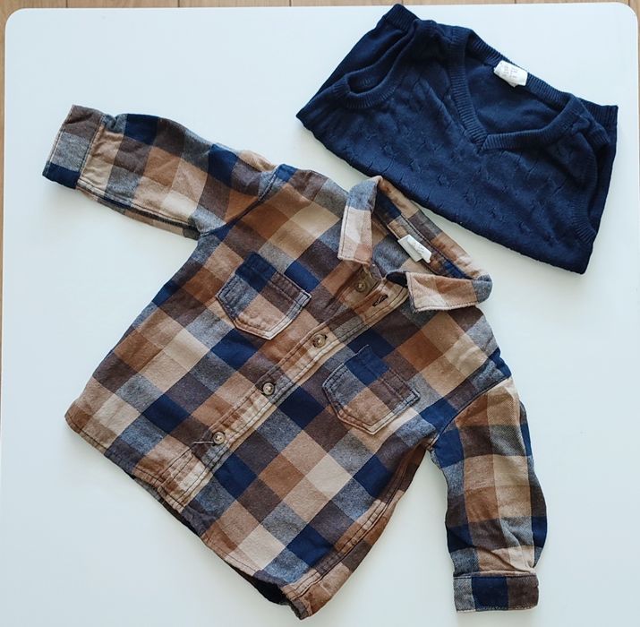 Детски дрехи - Ризка и елече Н&М