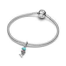 PANDORA 2025 Os de pește în nuanța turcoaz, nou