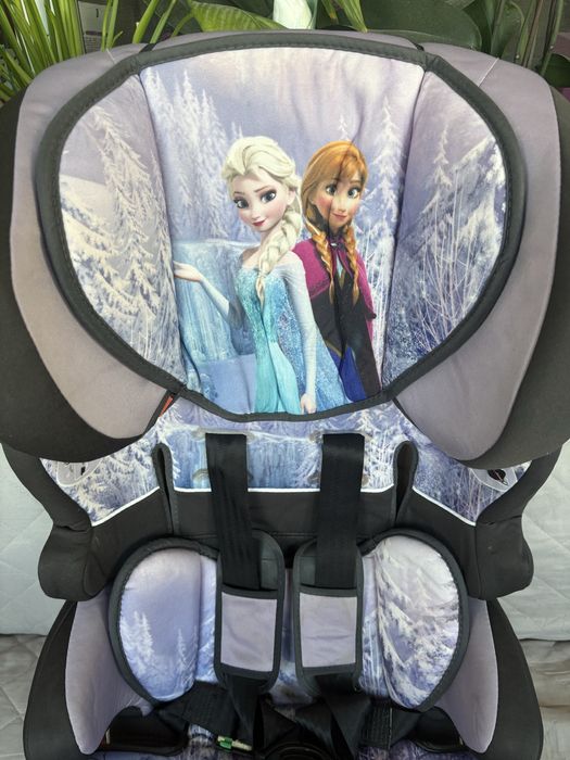 Scaun Auto Frozen Original Disney 15-36 KG Reglabil + Inaltator + Centuri | Stare noua