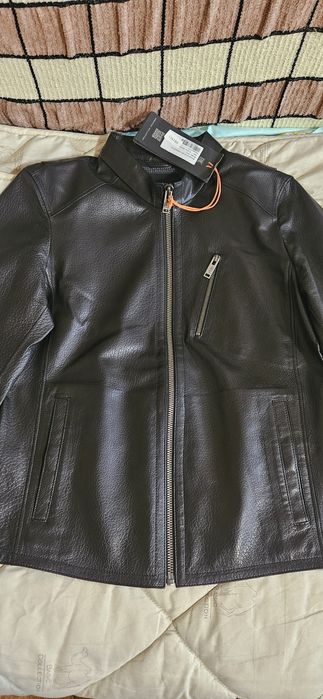 Мужская кожаная куртка