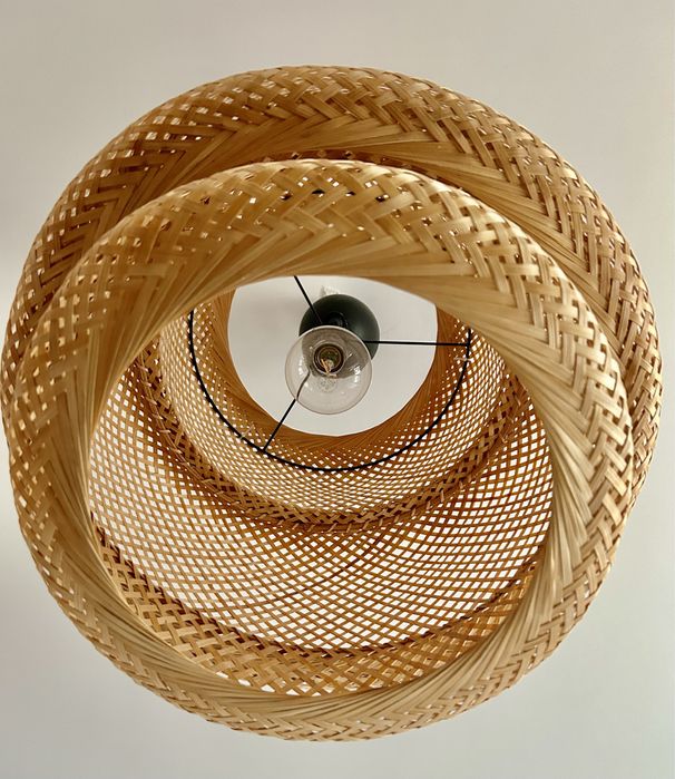 Lustra bambus IKEA Sinnerlig 50cm