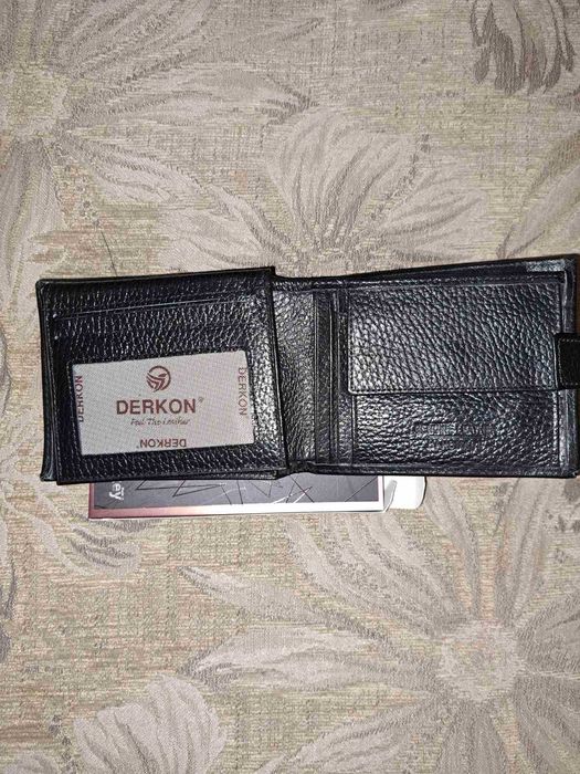 Мъжки портфейл естествена кожа