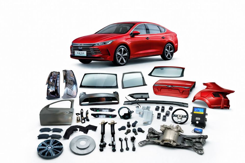 Кузовные , от мотора и ходовой детали Chazor