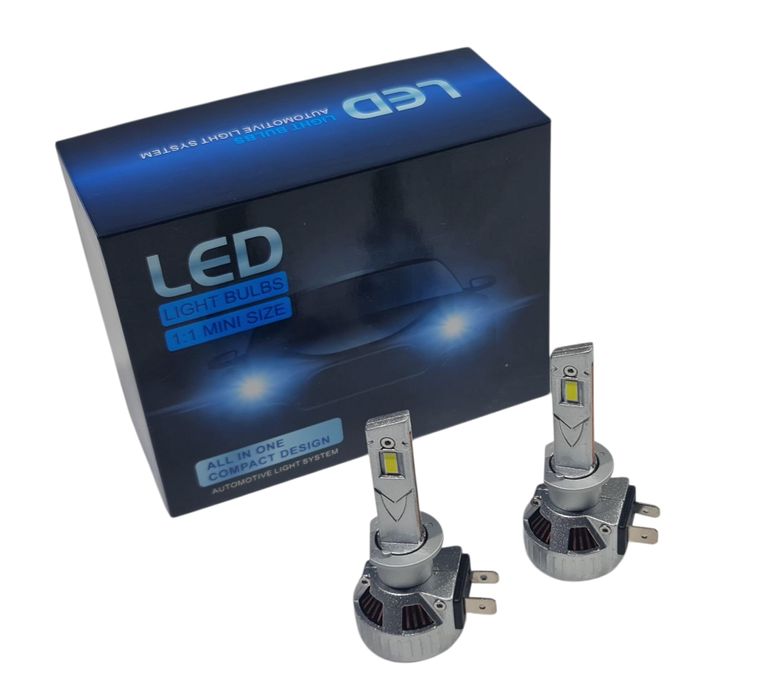 LED крушки N16 Н1 1:1 mini 50W + 5% светлина