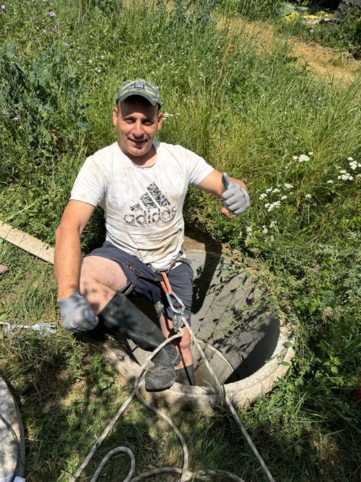 Почистване на кладенци  бунари