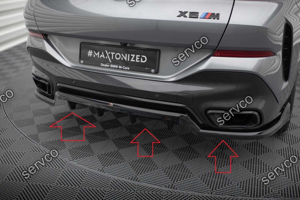 Pachet Splitter Prelungiri kit Bmw X6 G06 M-Pachet 2023- Maxton Design