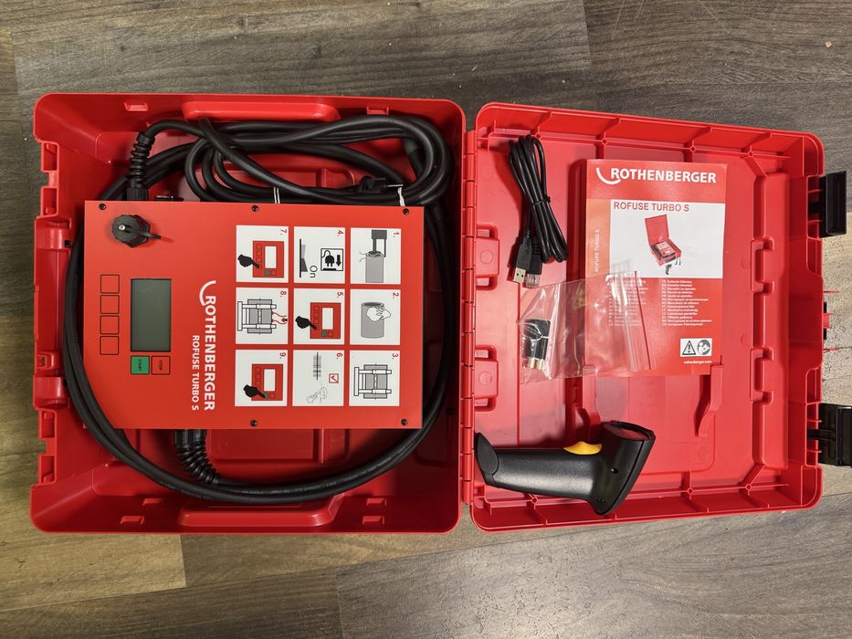 Апарат за електродифузно заваряване на фитинги ROTHENBERGER ROFUSE TURBO S, 1600 W, до 160 мм .